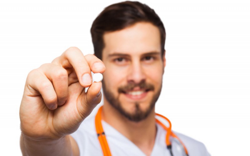 Doctors drive pill experiment photo